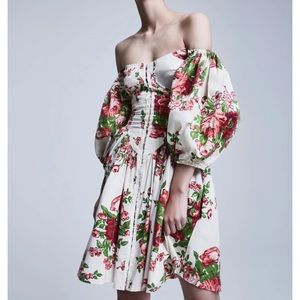 LOOKING FOR Betsey Johnson Floral Blousant Dress